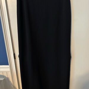 St. John Black Maxi Pencil Skirt for Work